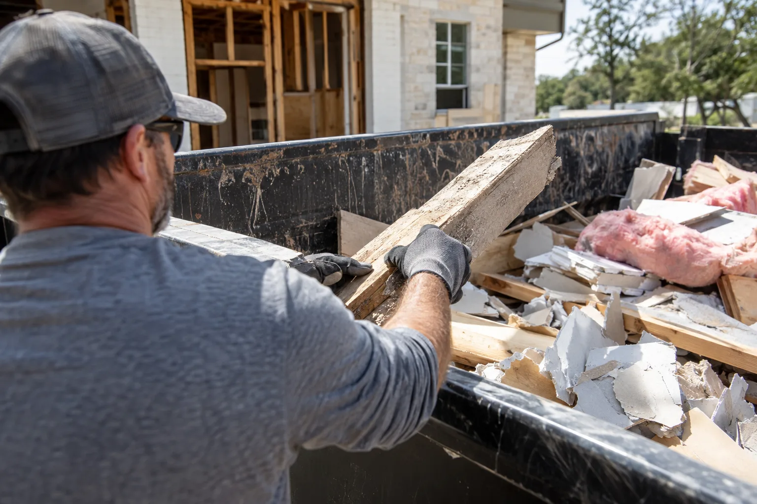 Why a Construction Dumpster Costs More When Debris Is Mixed in San Marcos checklist infographic for San Marcos