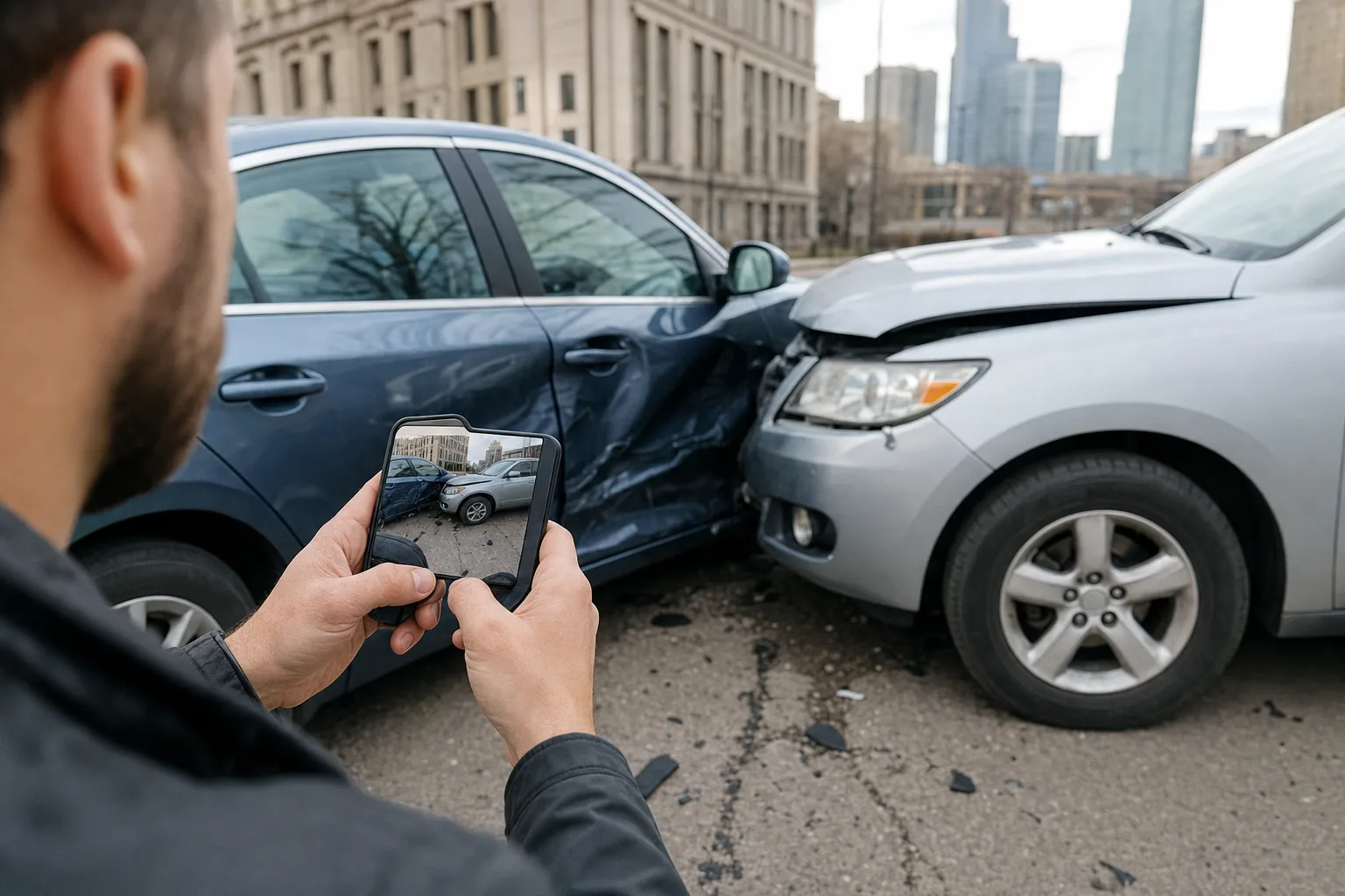 Car Accident Claim Steps in Omaha When the Other Driver Gives You an Expired Insurance Card checklist infographic for Omaha