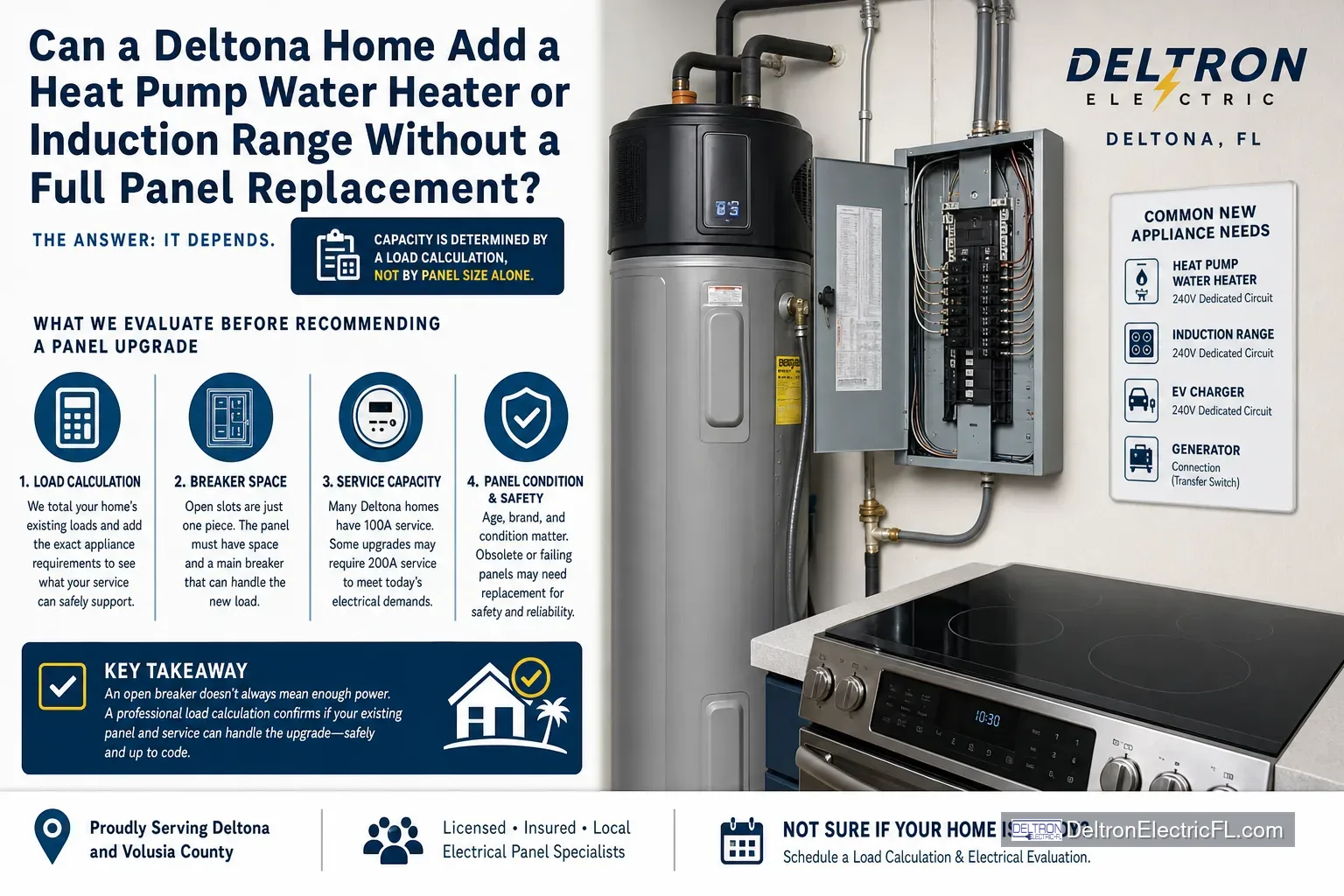 Can a Deltona Home Add a Heat Pump Water Heater or Induction Range Without a Full Panel Replacement? supporting image 4