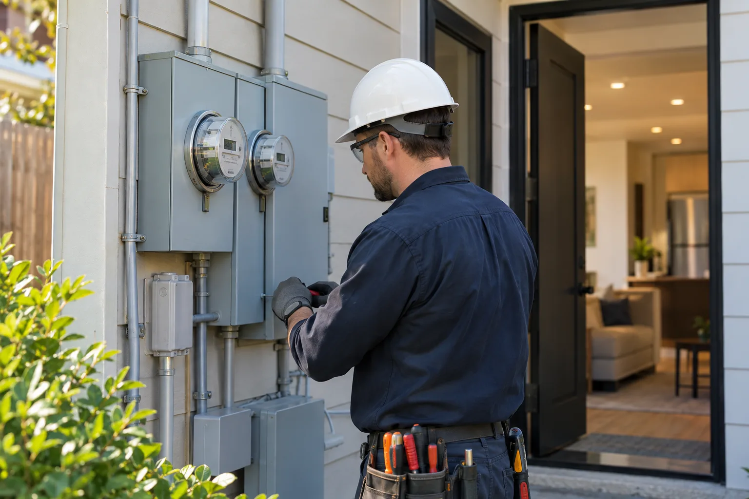 Can an Electrician Add a Separate Meter for an Attached Apartment in Melbourne? checklist infographic for Melbourne