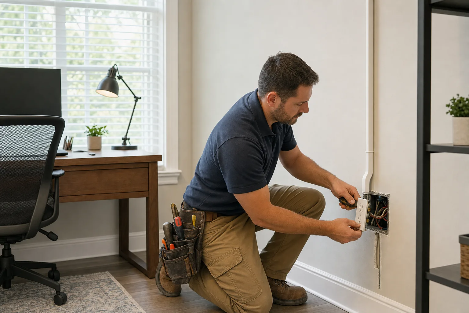 Can an Electrician Add More Outlets to a Home Office in Deltona Without Opening Every Wall? supporting image 5