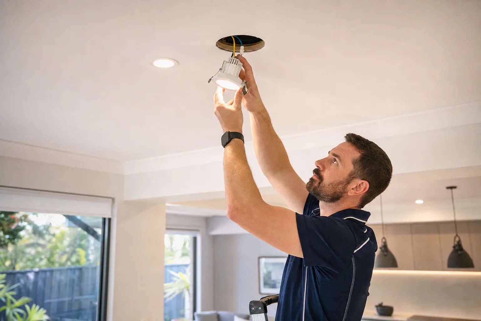 Recessed Lights Turning On and Off in Melbourne: Is It Overheating, Wiring, or the Fixture? checklist infographic for Melbourne