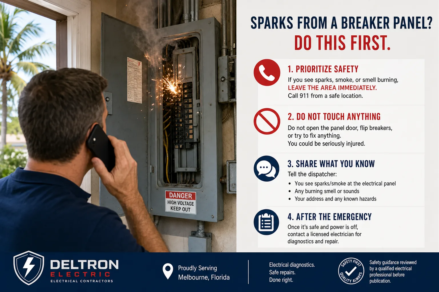 Sparks From a Breaker Panel in Melbourne: What to Do Before an Electrician Arrives supporting image 4