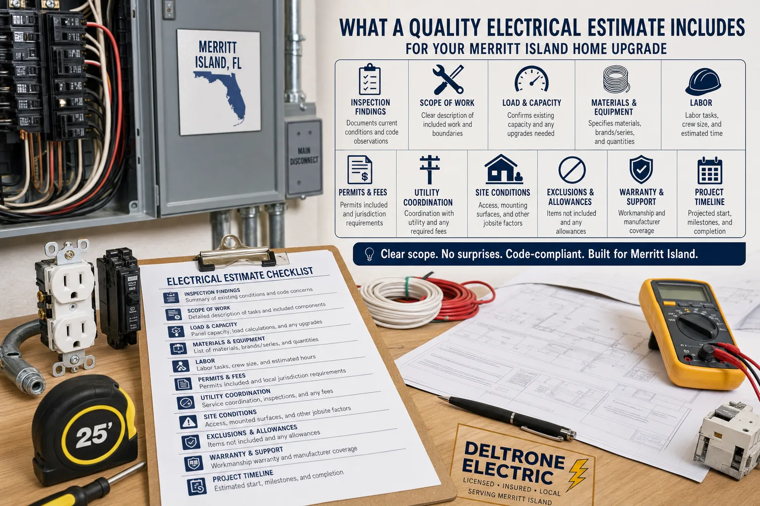What Should Be Included in an Electrical Estimate for a Merritt Island Home Upgrade? supporting image 3