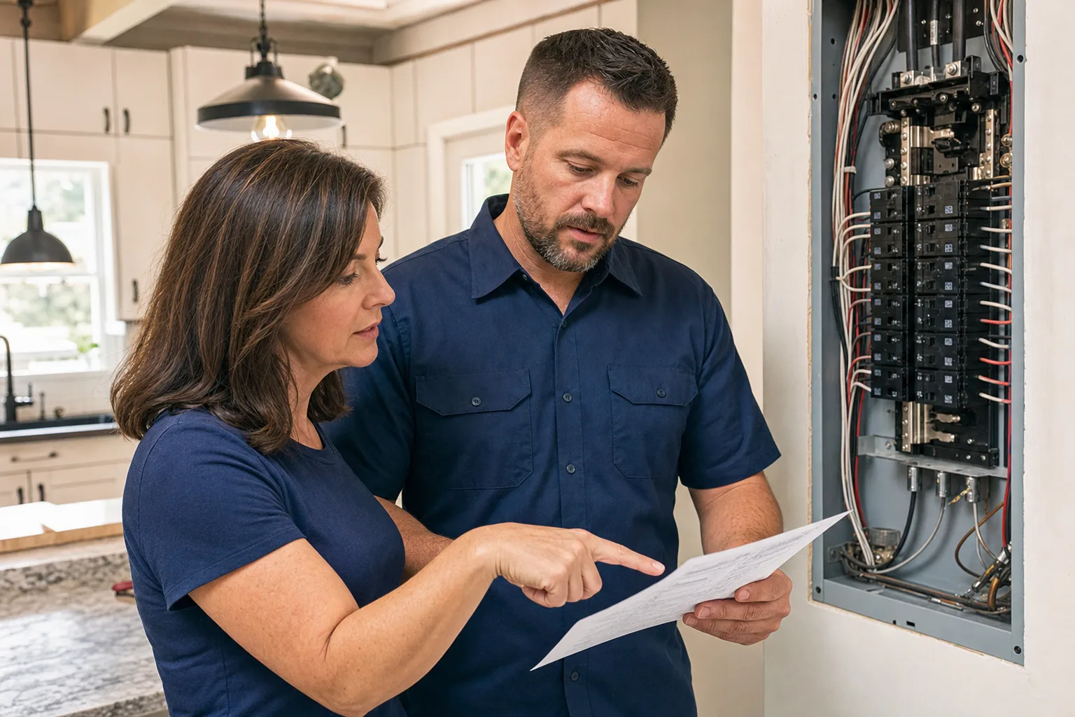 What Should Be Included in an Electrical Estimate for a Merritt Island Home Upgrade? checklist infographic for Merritt Island