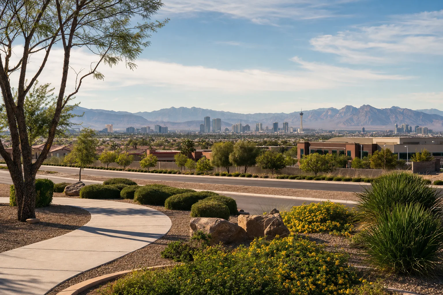 Comparison: Refreshing a Ranking Service Page vs Building a New Supporting FAQ checklist infographic for Summerlin