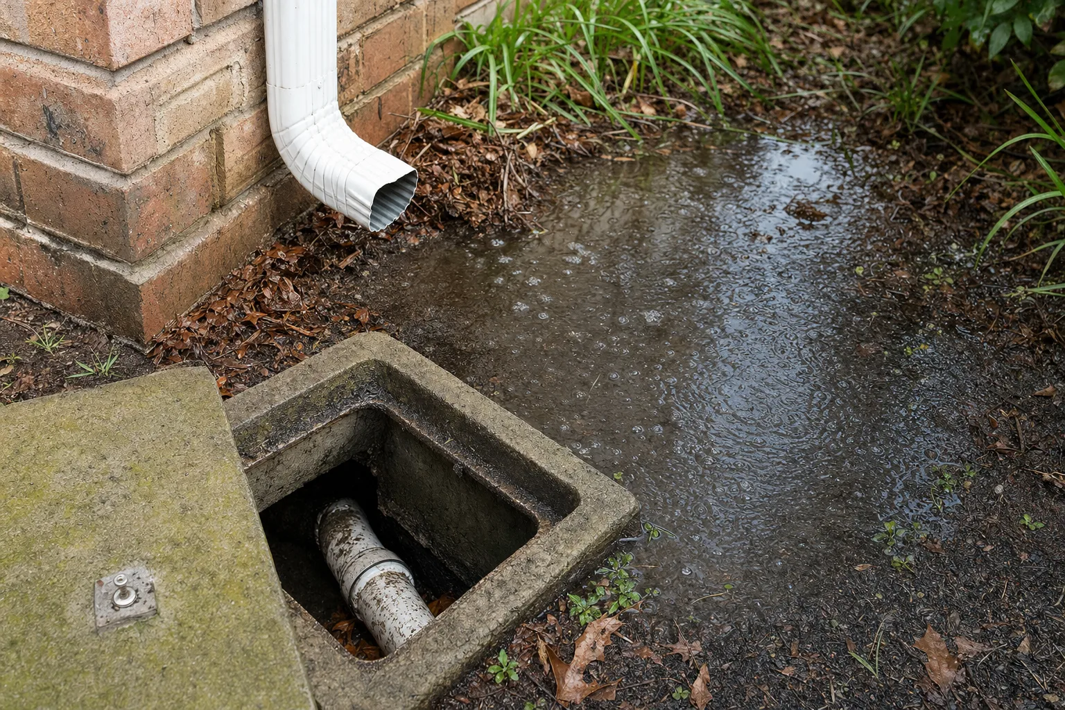 What Birmingham Homeowners Should Check After Heavy Rain Causes a Yard Drainage Problem What Birmingham Homeowners Should Check After Heavy Rain Causes a Yard Drainage Problem checklist infographic for Birmingham